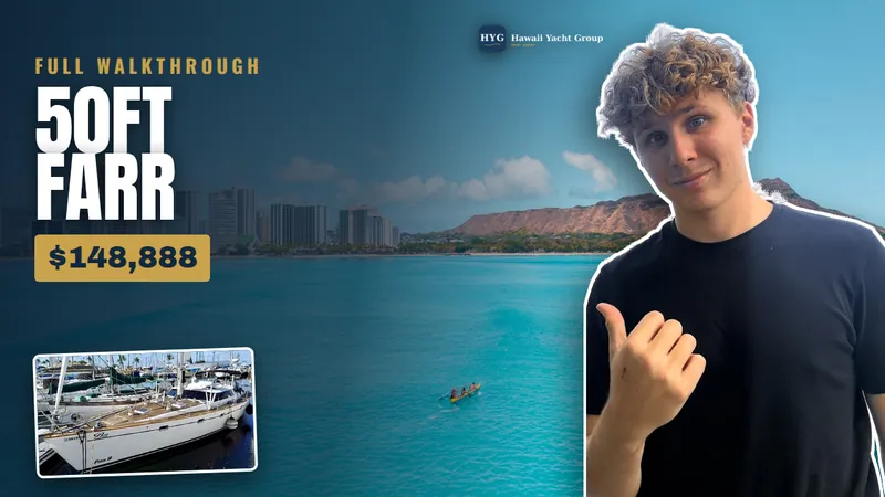 Farr 50 sailing yacht walkthrough video by Hawaii Yacht Group